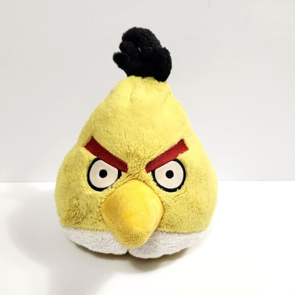 Angry Birds Yellow Bird Chuck Plush Stuffed 10" Animal Doll Plushie Toy - Picture 1 of 6
